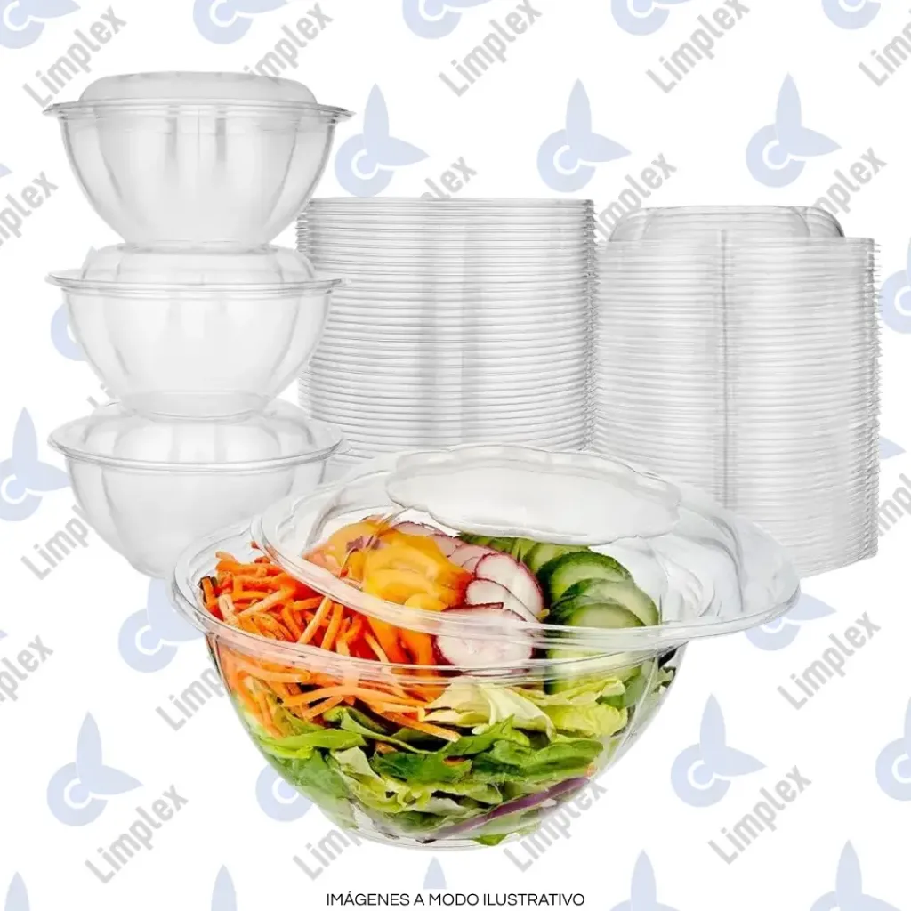 ENSALADERA CRISTAL CON TAPA X UN
