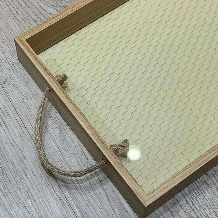 [7918] BANDEJA BEIGE BAZAR