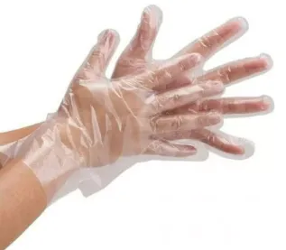 GUANTES POLIETILENO DESCARTABLES X PAQ 100 UN