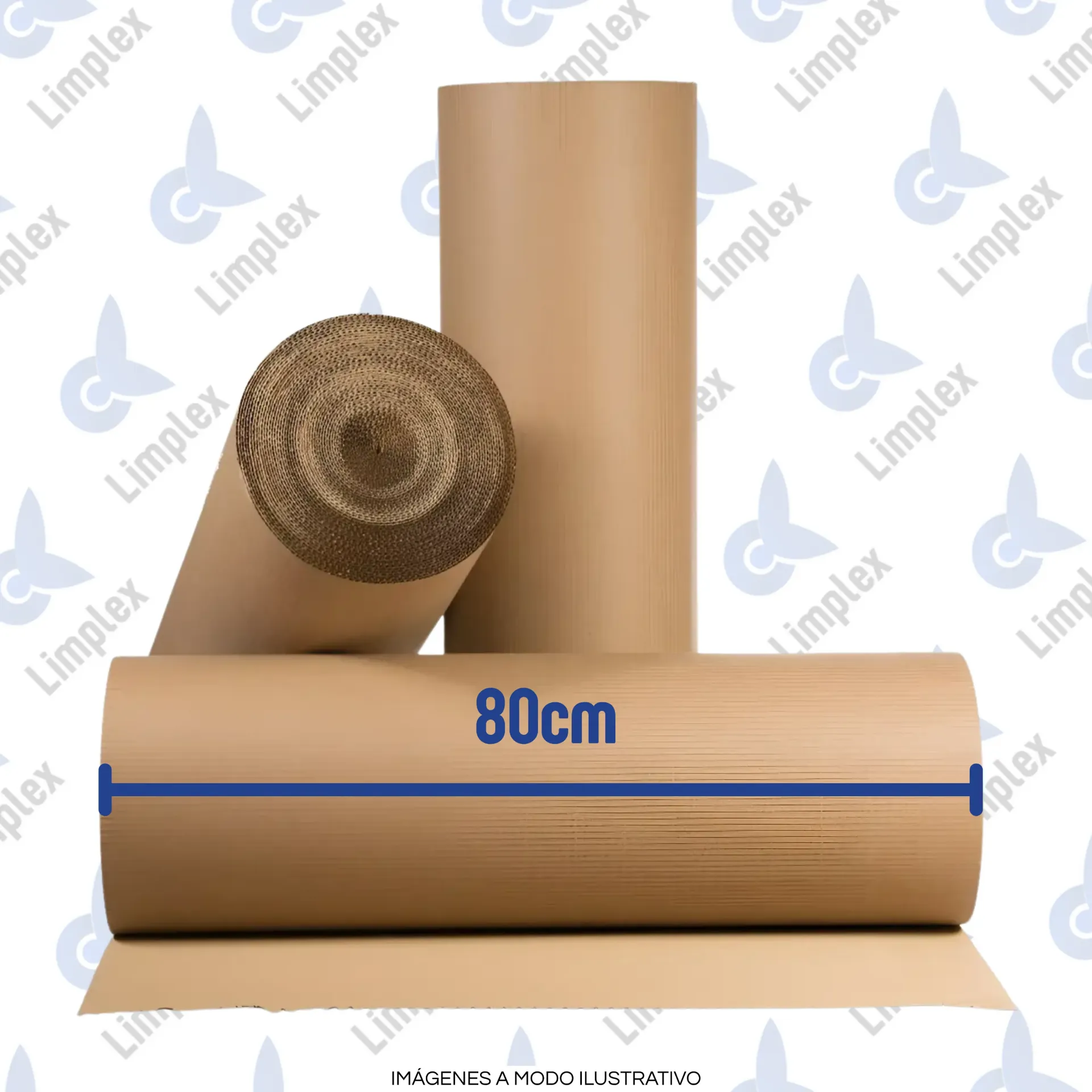 CARTON CORRUGADO ANCHO 80 CM X MT
