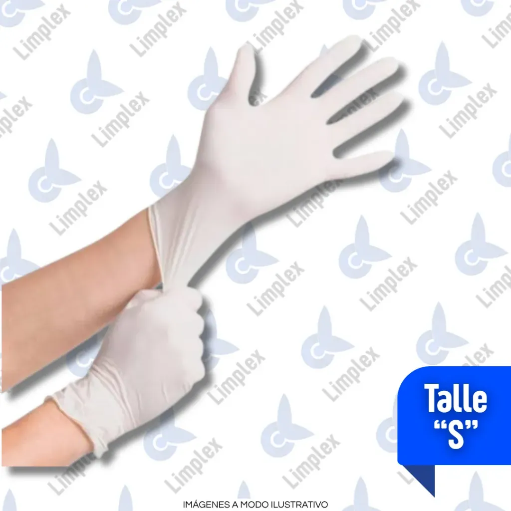 GUANTE LATEX "S" X UN