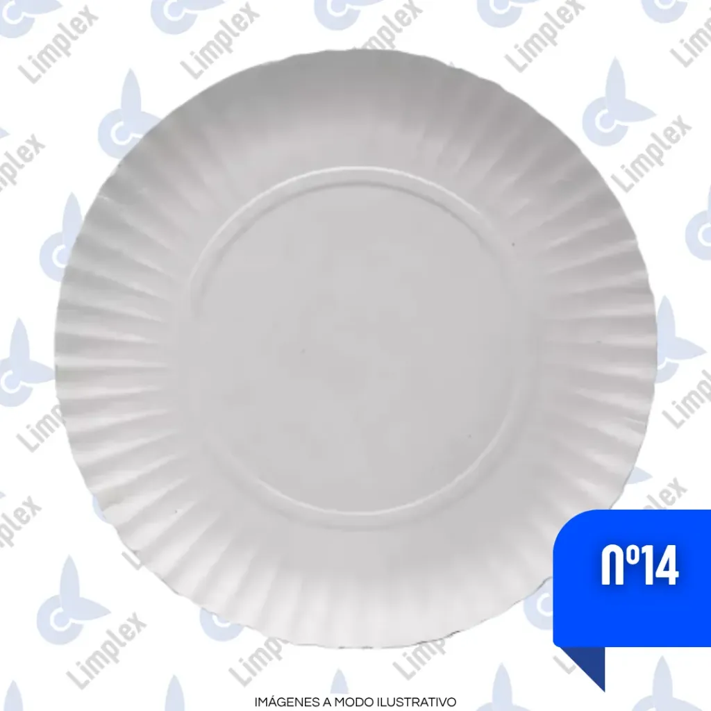 BANDEJA CARTON REDONDA 14