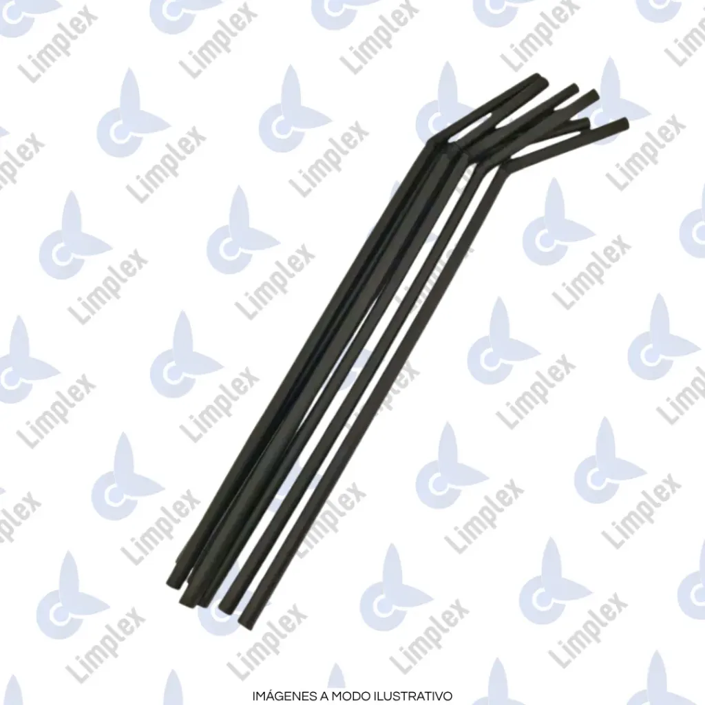 SORBETE GRUESO XL NEGR0 S/FUNDA CON FLEXIBLE X 500 UN