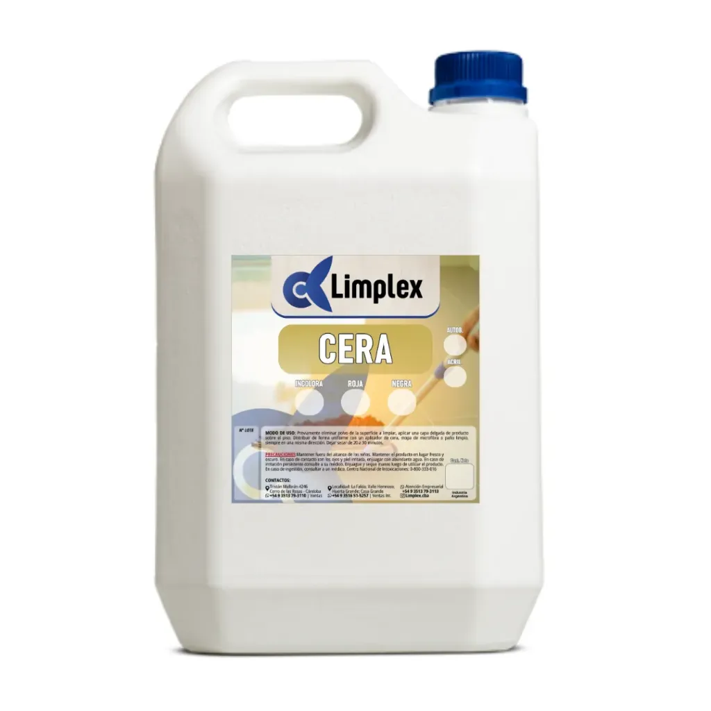 CERA ACRILICA ALTO TRANSITO INCOLORA X 5 LT