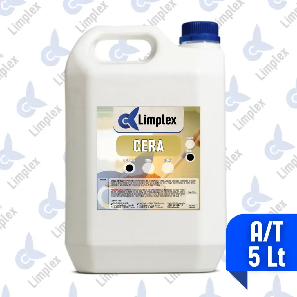 CERA ACRILICA ALTO TRANSITO INCOLORA X 5 LT