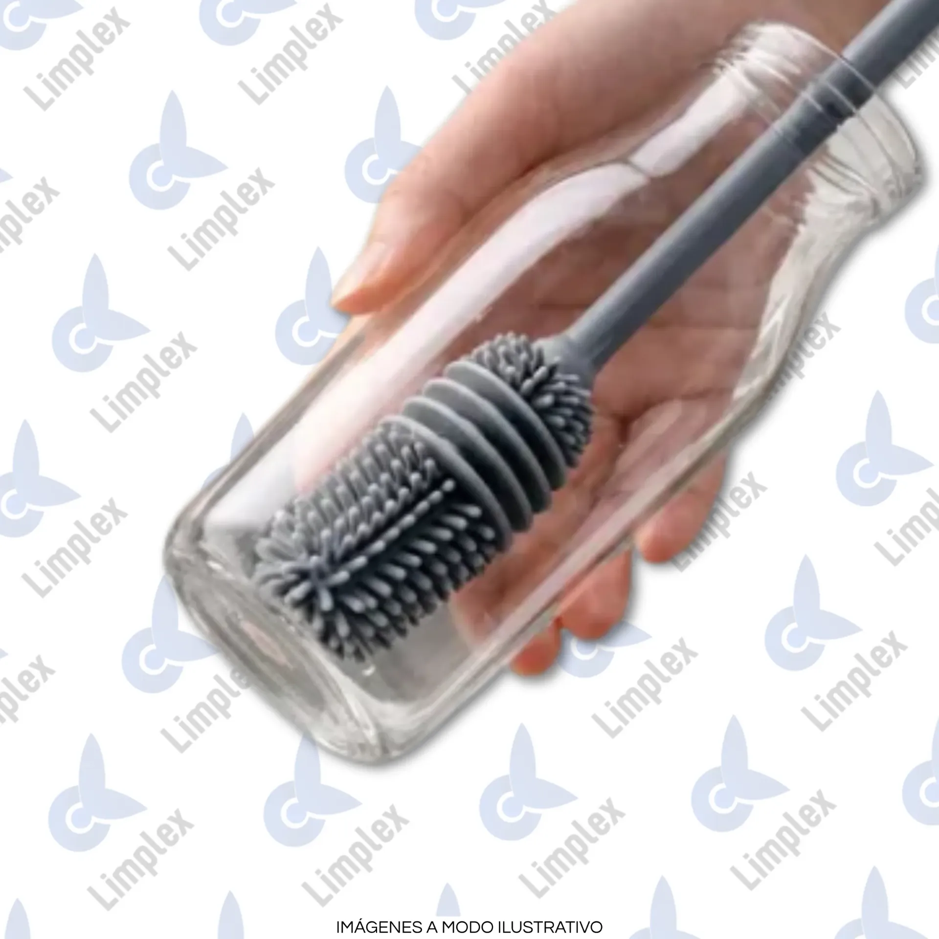 CEPILLO DE SILICONA PARA BOTELLA