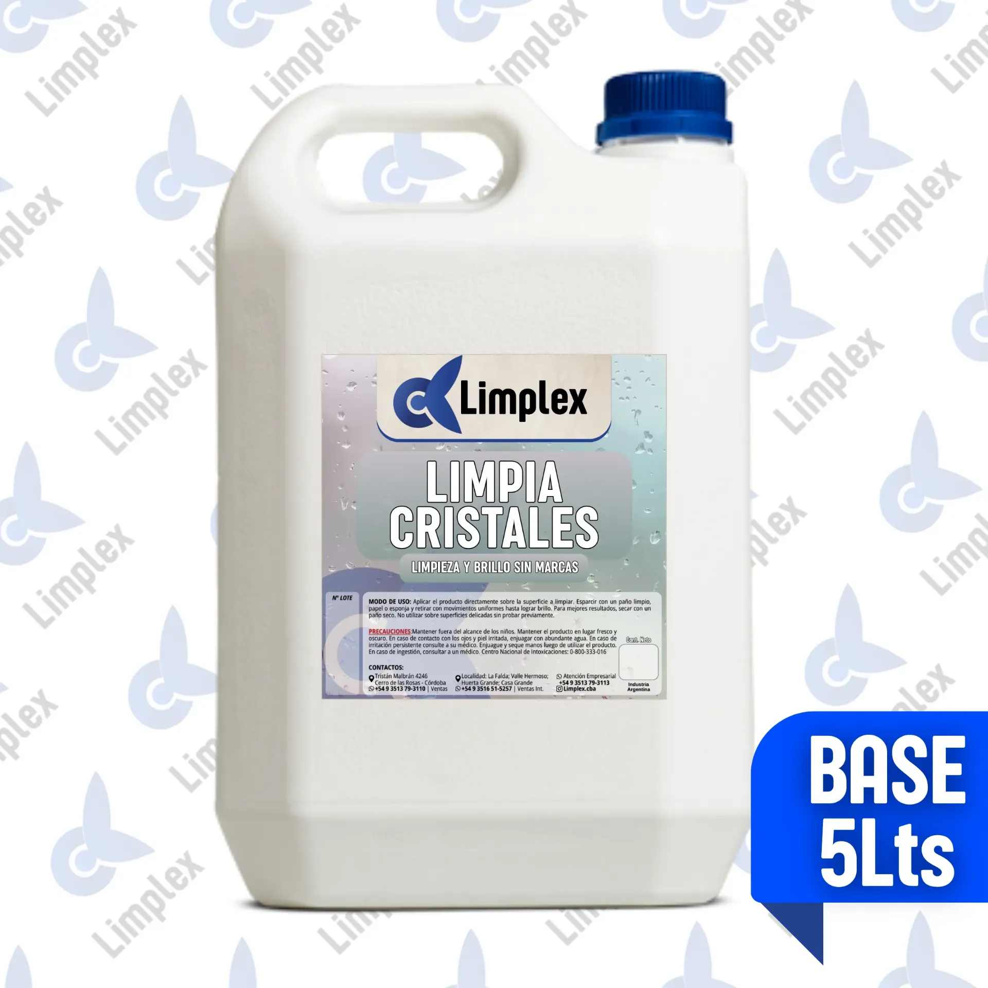 BASE - LIMPIA CRISTALES (1 + 9) 5 LT