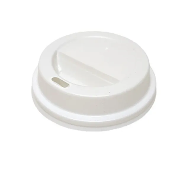 TAPA VASO POLIPAPEL 6 OZ BLANCA (PAPERFOOD ESTISOL)