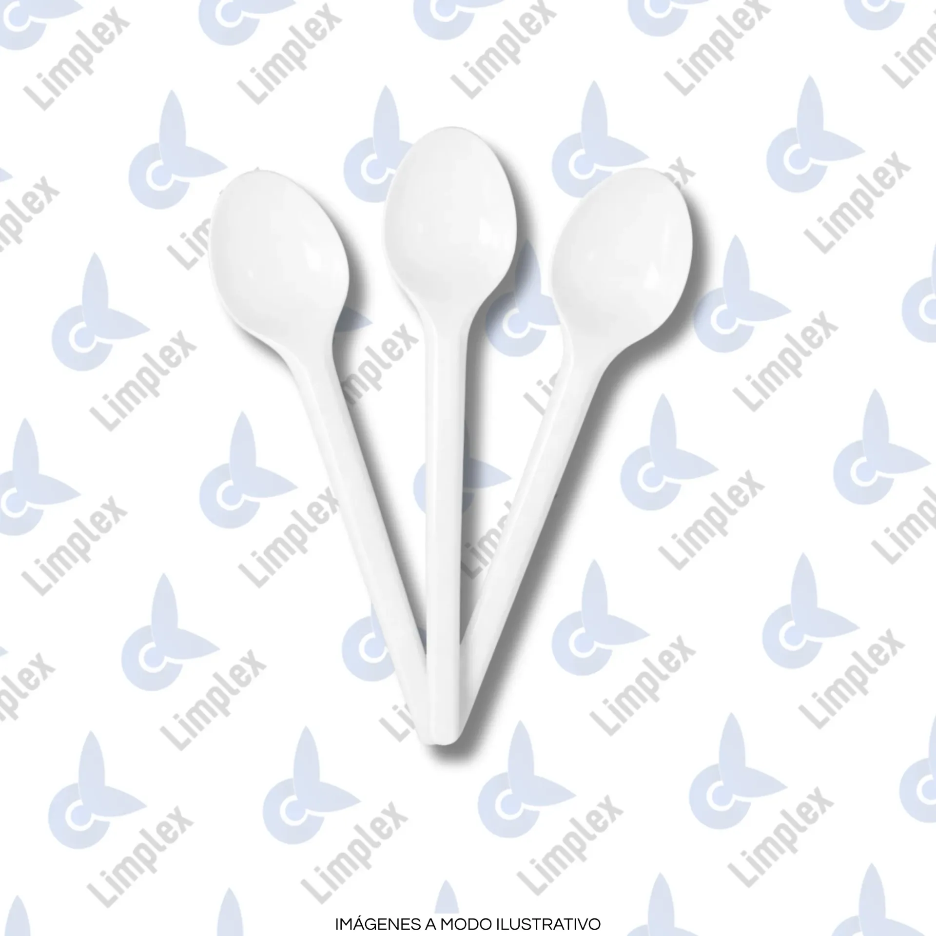 CUCHARA SUNDAE BLANCA X UN