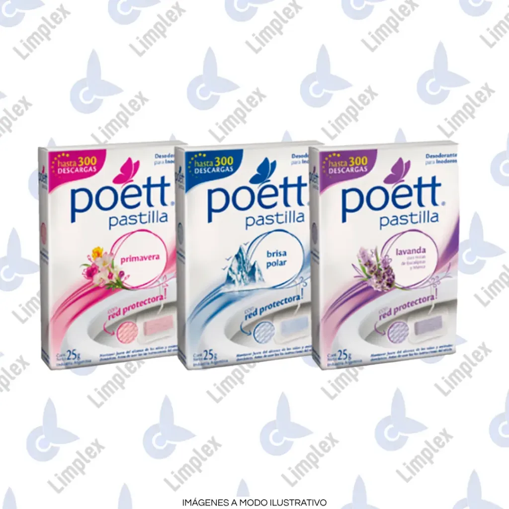 POETT PASTILLA CON RED PARA INODORO X 25GR (Lavanda)